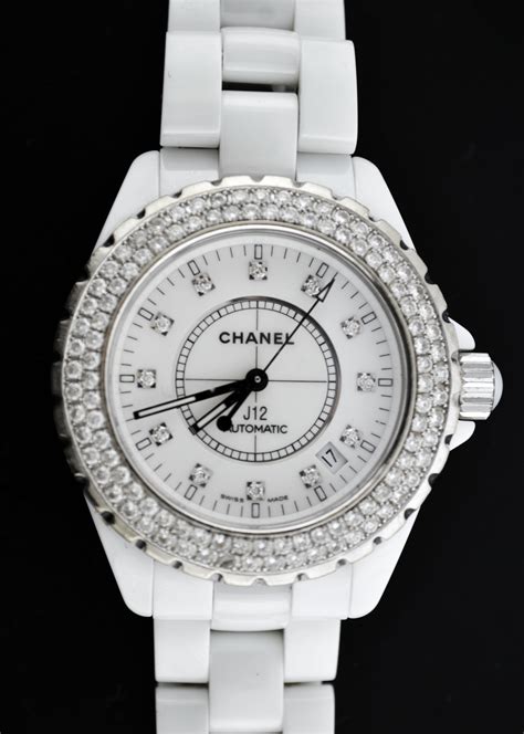 chanel j12 diamond bezel watch mens|authentic chanel j12 watch.